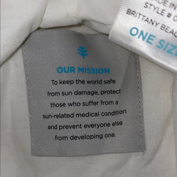 Coolibar Women's Wide Brim White Hat - Picture 6 of 9